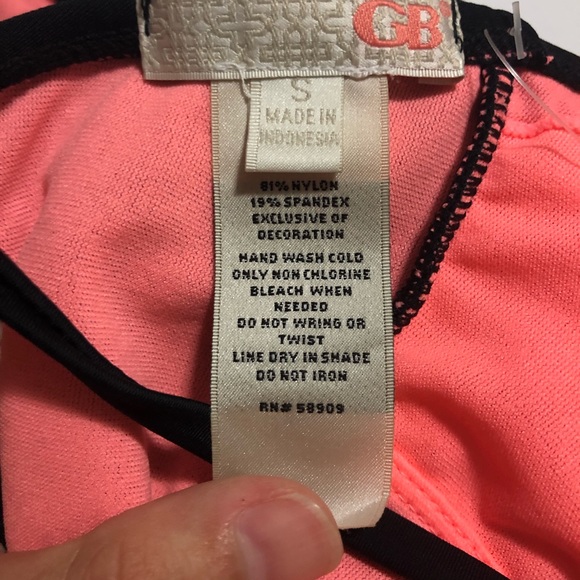 Gianni Bini Embroidered Palm Tree Swimsuit - Picture 5 of 5